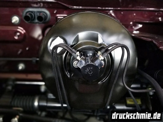 Audi 80 B3 Sport Edition Bremsleitungen Restauration Umbau Tuning Sleeves Bremskraftverstärker Hauptbremszylinder zyclam
