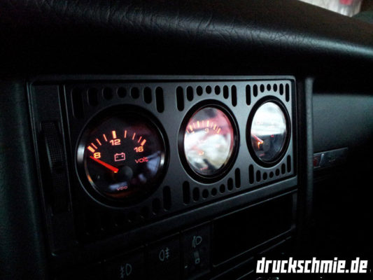 Anzeigenhalter Audi 80 90 B3 B4 S2 RS2 Cabrio Zusatzinstrumente Umbau Lüftungsdüsen