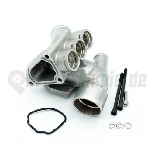 VR6 12V Aluminium Kühlmittelflansche Thermostatgehäuse – Bild 2