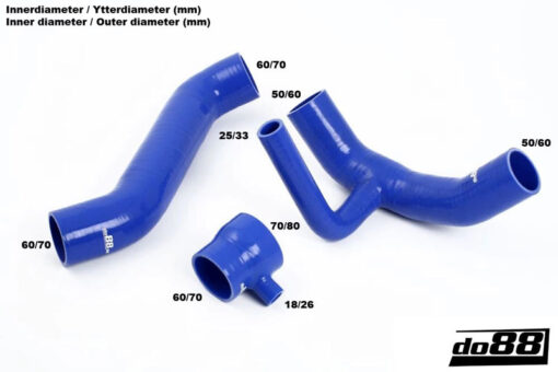 do88 - Audi S2/RS2 ABY ADU 1992-1996 Silikon Druckschläuche – Bild 3