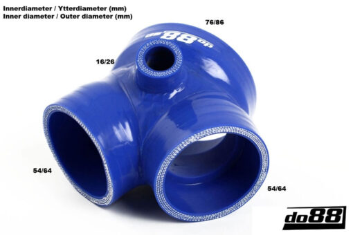 do88 - Audi S4 B5 / A6 4B 2.7 BiTurbo Silikon Drosselklappenschlauch / Y-Schlauch – Bild 3
