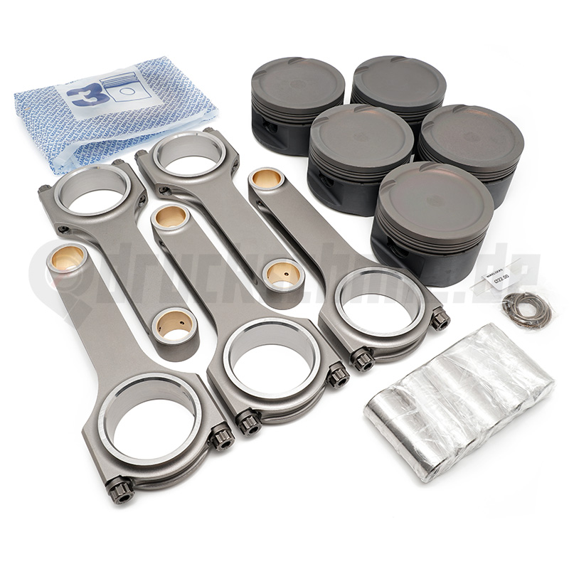 Kolben-Pleuel KIT mit 22mm Kolbenbolzen für 2.2l 5 Zylinder Motorblock