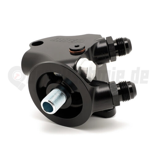 VR6 24V 3.2 3.6 CNC Alu Ölfilterhalter Ölfilterkonsole mit integrierten Thermostat – Bild 3