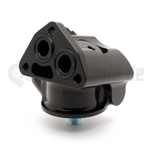VR6 24V 3.2 3.6 CNC Alu Ölfilterhalter Ölfilterkonsole mit integrierten Thermostat – Bild 2