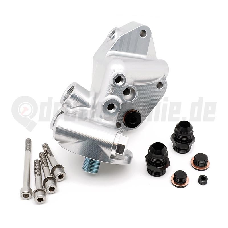 CNC billet 2.5TFSI 07K DAZA/DNWA Ölfilterkonsole für externen Ölkühler